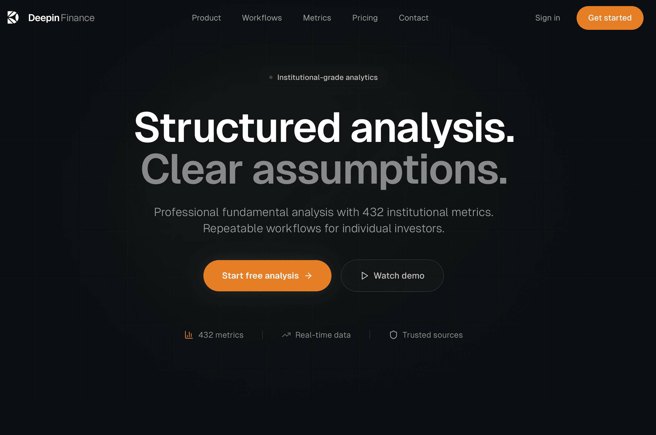 DeepinHQ — پلتفرم تحلیل مالی